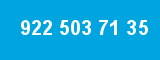 922 503 71 35 922 503 71 35